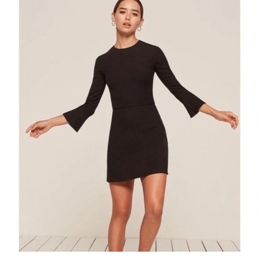 Reformation Bell Sleeve Dress